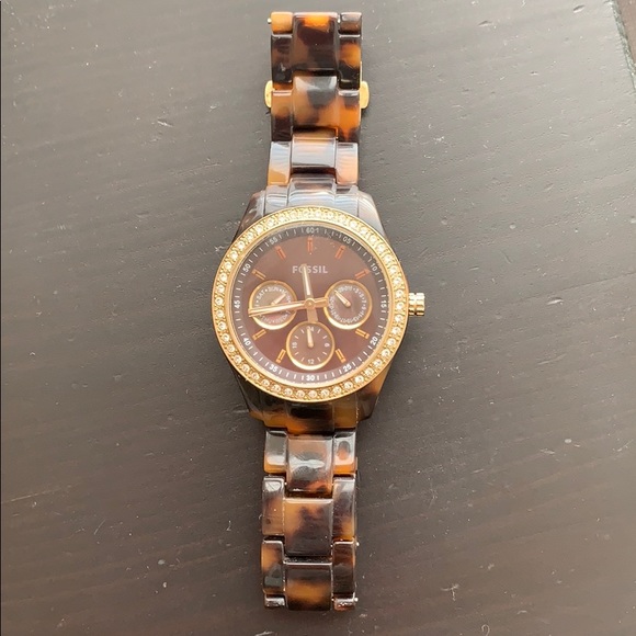 Fossil Caleigh Multifunction Tortoise Watch - Picture 1 of 4